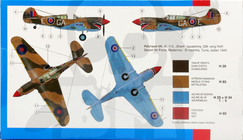 SMER 0875 Curtiss P-40K 1:72