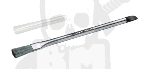 Tamiya 74163 Mini 4WD Cleaning Brush (w/Sticker Applicator) - pędzel antystatyczny do kurzu