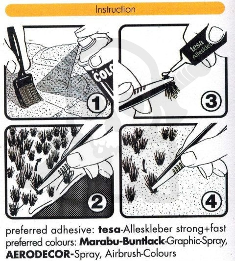 Tuft - Wiosenna kwitnąca roślinność 2 (15x4 cm)