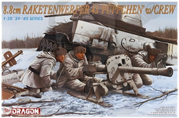 1:35 8.8cm Raketenwerfer 43 Puppchen w/crew