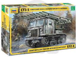 1:35 STZ-5 Soviet tractor with BM-13 Katyusha