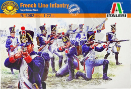 1:72 Napoleonic French Line Infantry 1811 50szt.