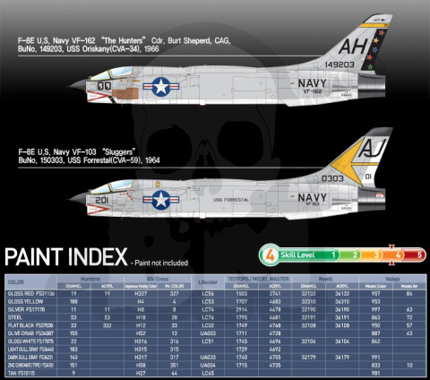 Academy 12521 F-8E VF-162 The Hunter 1:72