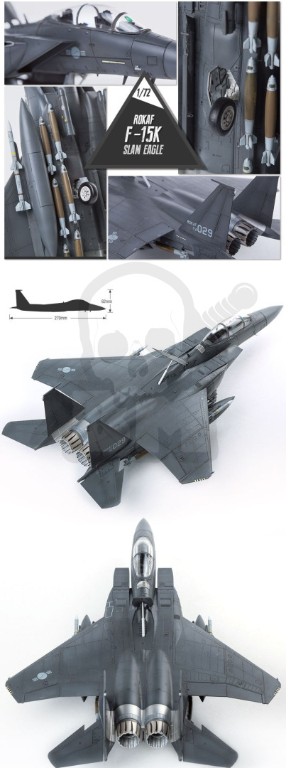 Academy 12554 F-15K Slam Eagle ROKAF 1:72