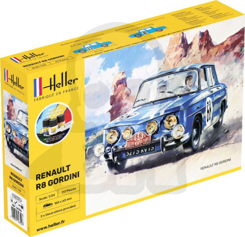 Heller 56700 Starter Set - Renault R8 Gordini 1:24