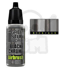 Black Chrome Paint Airbrush 17ml