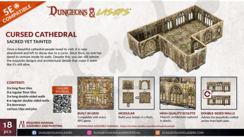 Cursed Cathedral tereny do gier bitewnych i RPG