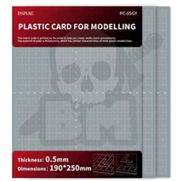 DSPIAE PC-05GY Plastic Card For Modelling 0.5mm 3szt.