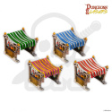 Market Stalls Set tereny do gier bitewnych i RPG