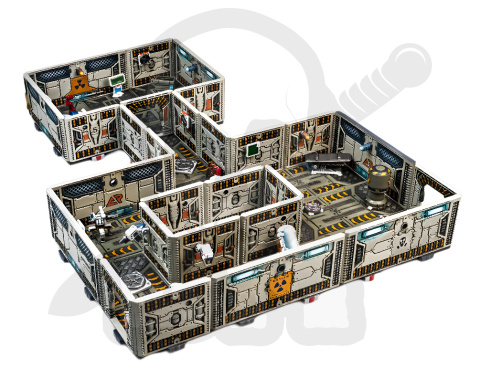 Sci-Fi Starter Set tereny do gier bitewnych i RPG