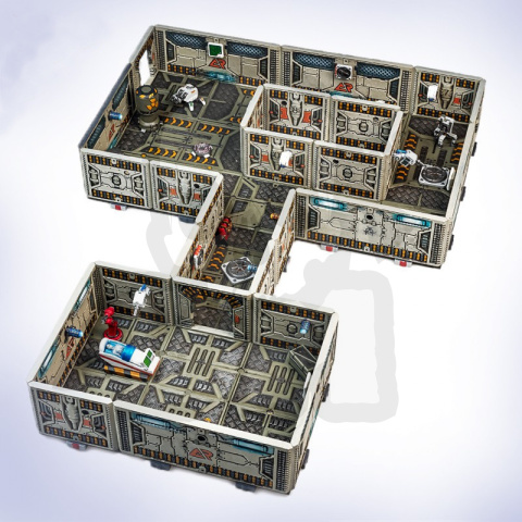 Sci-Fi Starter Set tereny do gier bitewnych i RPG