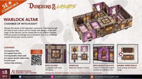 Warlock Altar tereny do gier bitewnych i RPG