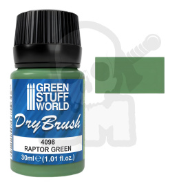 Dry brush Paint Raptor Green 30ml