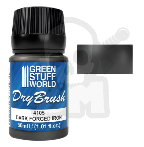 Metallic Dry brush Paint Forged Iron 30ml