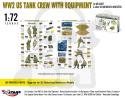 1:72 WW2 US Tank Crew With Equipment for M8 Scott & other US Motorised Howitzers