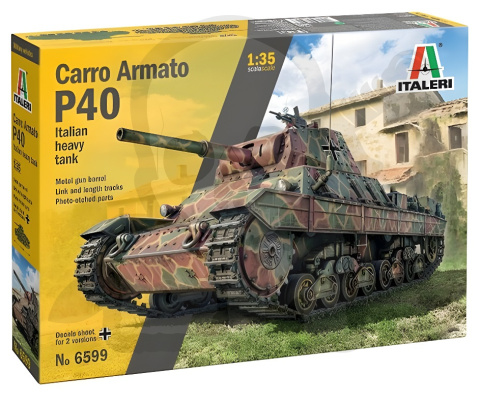 1:35 Carro Armato P40 Italian Heavy Tank 1:35 Carro Armato P40 Italian Heavy Tank