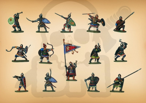 1:72 Russian Foot Warriors XIII-XIV A.D.