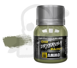 Ammo Mig 0608 Farba Drybrush Light Olive Green 40ml