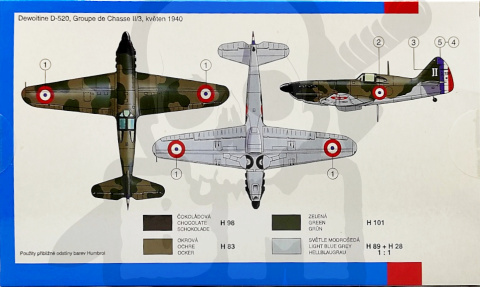 SMER 0837 Dewoitine D-520 1:72