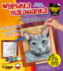 Wypukła Malowanka Kot Rosyjski zestaw kreatywny