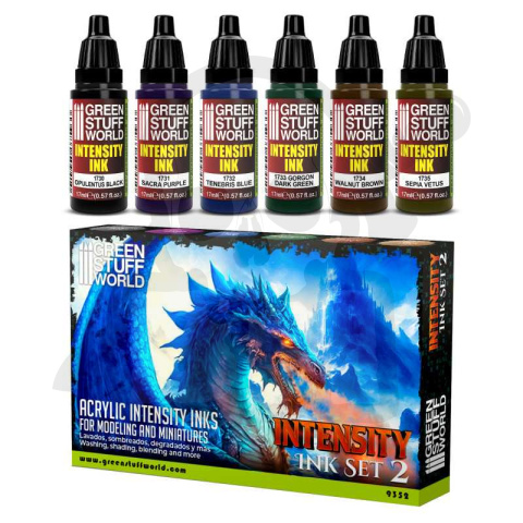 Green Stuff Intensity Inks - Set 2 6 szt. 17ml