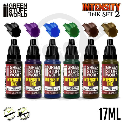 Green Stuff Intensity Inks - Set 2 6 szt. 17ml