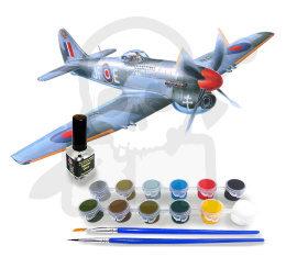 Mistercraft Starter Se tHawker Tempest Mk.V 1:72 + farbki 2 pędzelki klej