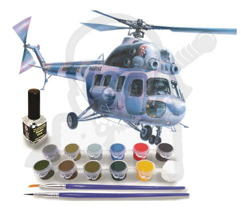 Mistercraft F-150 Starter Set Mi-2RM Marina Hoplite 1:48 + farbki 2 pędzelki klej