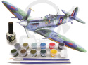 Mistercraft D-203 Starter Set Spitfire Mk.Vb 1:72 + farbki 2 pędzelki klej