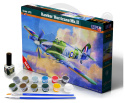 Mistercraft D-208 Starter Set Hurricane Mk.IIc 1:72 + farbki 2 pędzelki klej