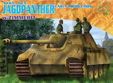 1:72 Sd.Kfz.173 Jagdpather Early Production w Zimmerit