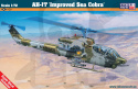 Mistercraft D-62 Starter Set AH-1T Improved Sea Cobra 1:72 + farbki 2 pędzelki klej