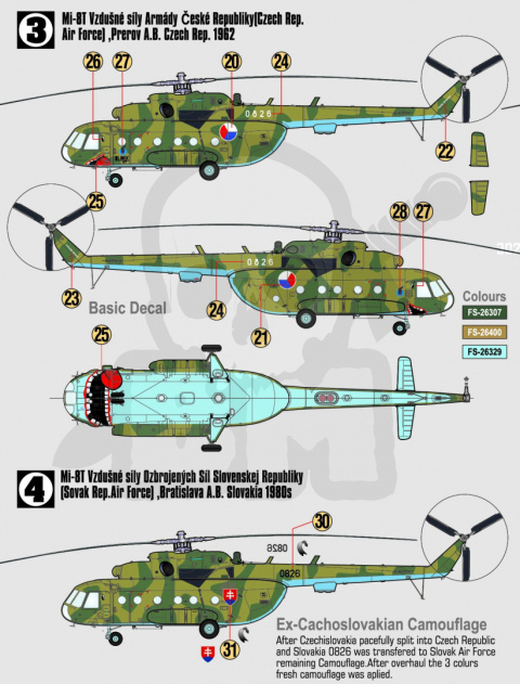 Mistercraft F-01 Starter Set Mil Mi-17 Hip 1:72 + farbki 2 pędzelki klej