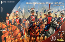 Russian Napoleonic Uhlans 1812-1814 14szt.
