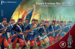French Infantry advancing Franco-Prussian War 1870-1871