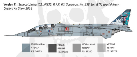1:72 Jaguar T.2 R.A.F. Trainer