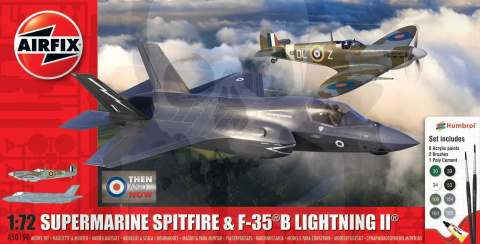 Airfix 50190 Starter Set - Then and Now Spitfire Mk.Vc & F-35B Lightning II 1:72