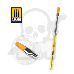 Ammo Mig 8622 10 Syntetic Flat Brush pędzelek