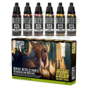 Green Stuff Metallic Paint Set - Gold - farby 6x 17ml