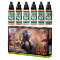 Green Stuff Paint Set - Flesh Tones - farby 6x 17ml