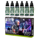 Green Stuff Paint Set - NMM Steel and Silver - farby