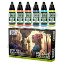 Green Stuff Paint Set - Pastel Colors - farby 6szt.