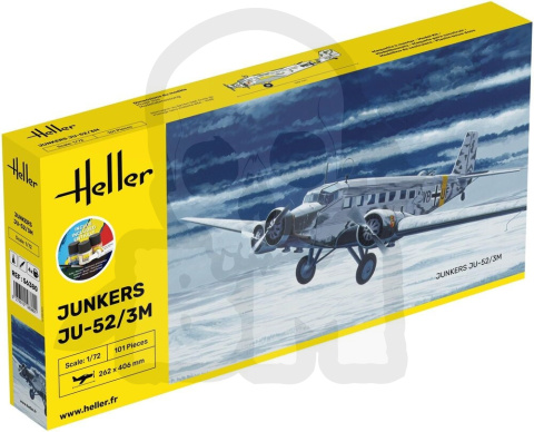 Heller 56380 Starter Set Junkers Ju-52/3m 1:72