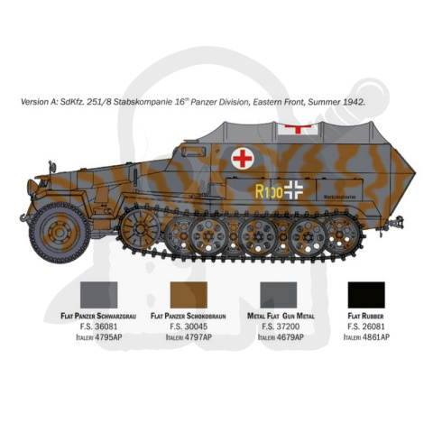 1:72 Sd.Kfz.251/8 Ambulance