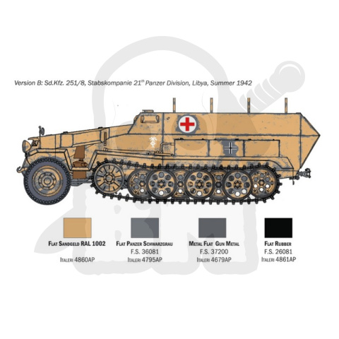 1:72 Sd.Kfz.251/8 Ambulance