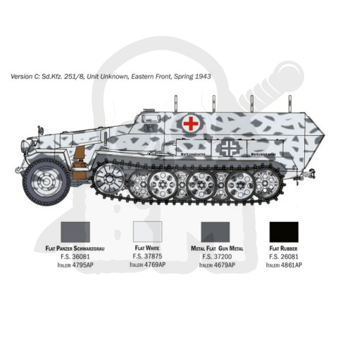 1:72 Sd.Kfz.251/8 Ambulance