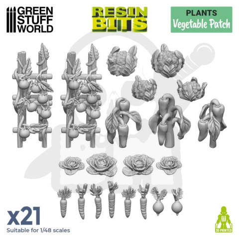 3D printed set - Vegetable Patch 21 szt.