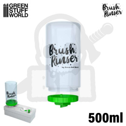 Bottle brush rinser 500ml Green butelka do płuczki