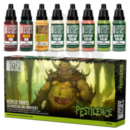 Green Stuff Paint Set - Pestilence