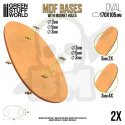 MDF Bases - Oval 170x105mm 2 szt. podstawki pod figurki
